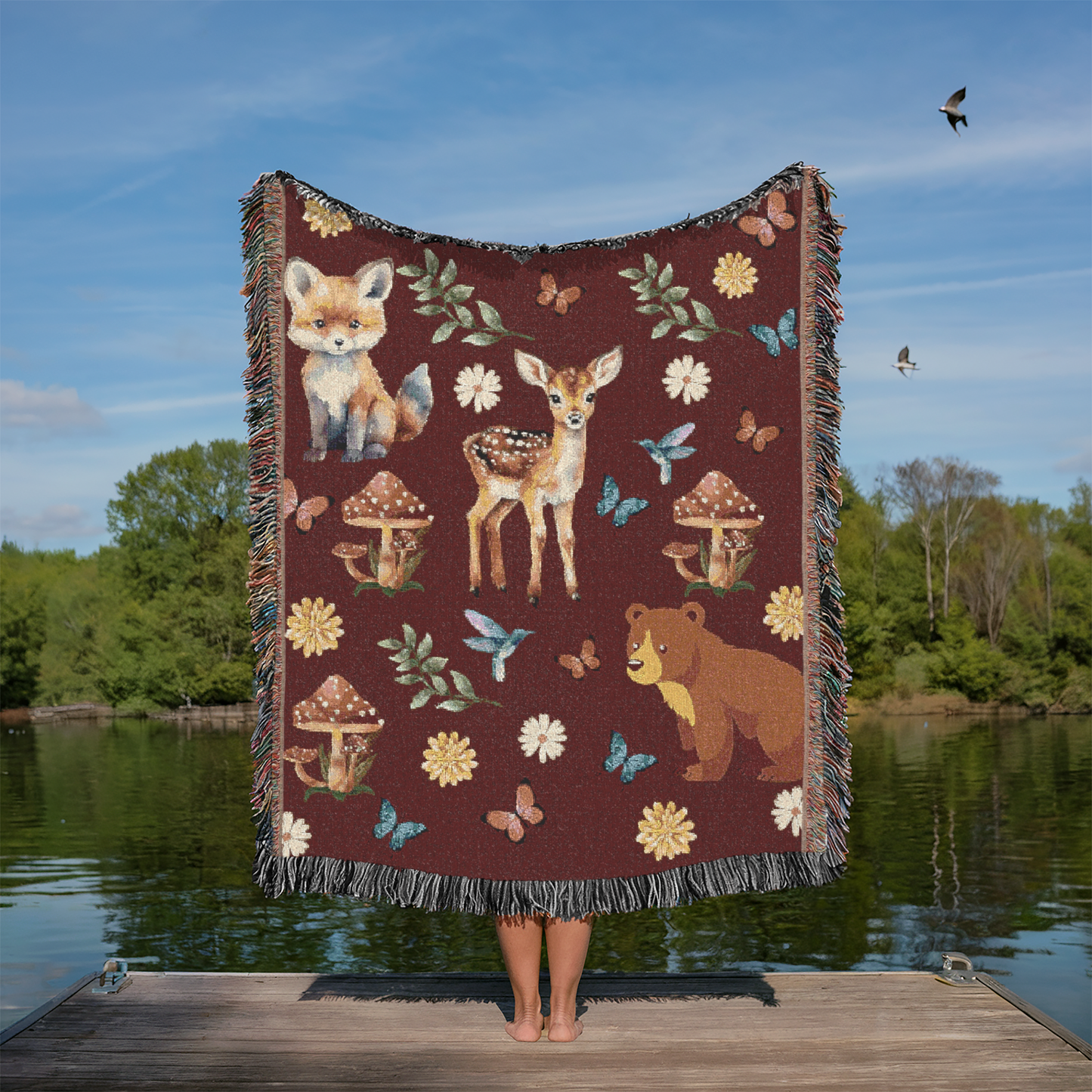 Cozy Nature Woven Blanket