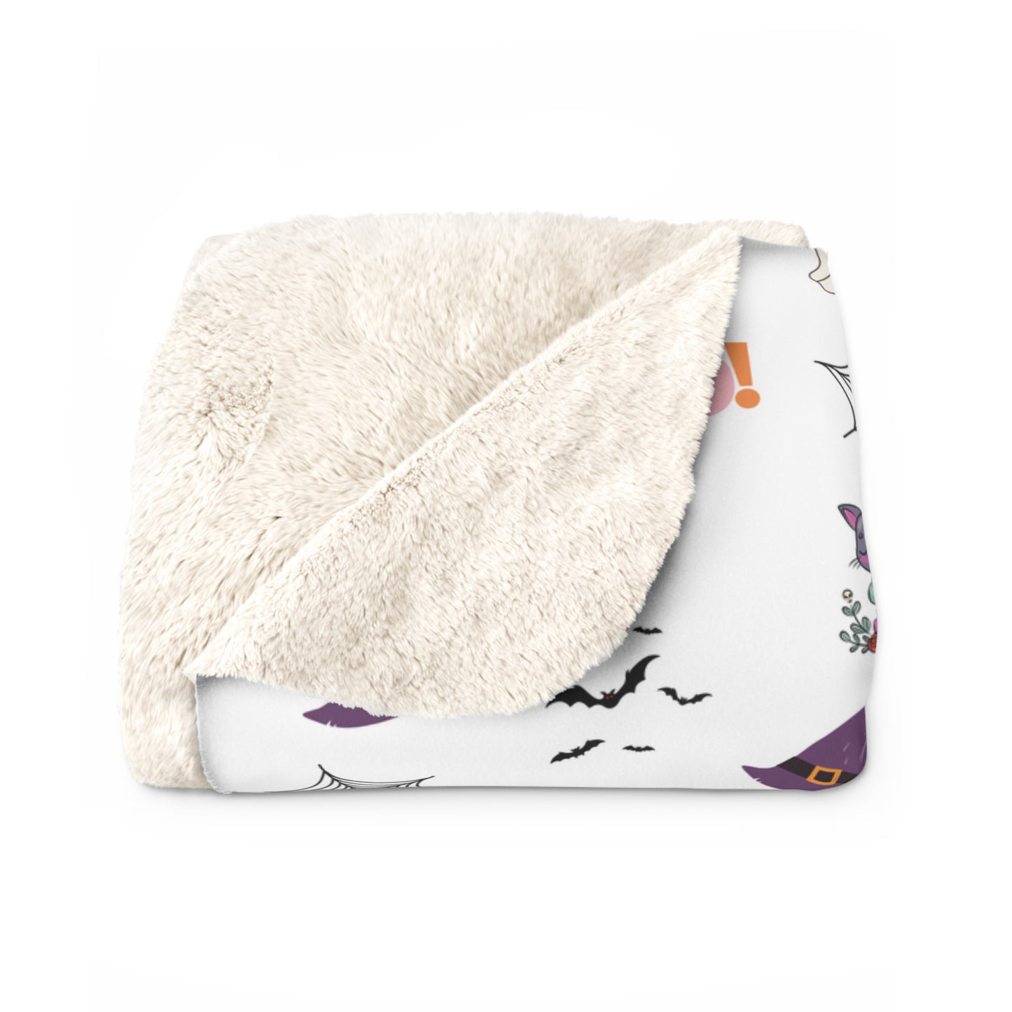 Sherpa Fleece Halloween Blanket