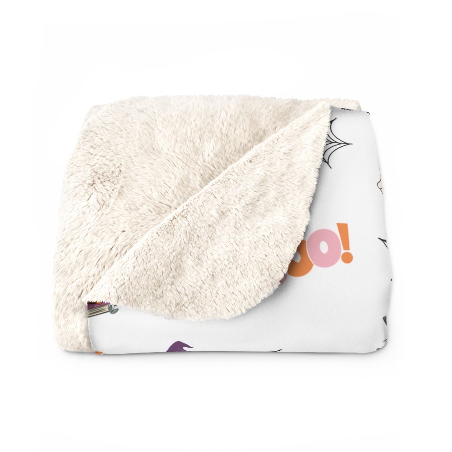 Sherpa Fleece Halloween Blanket