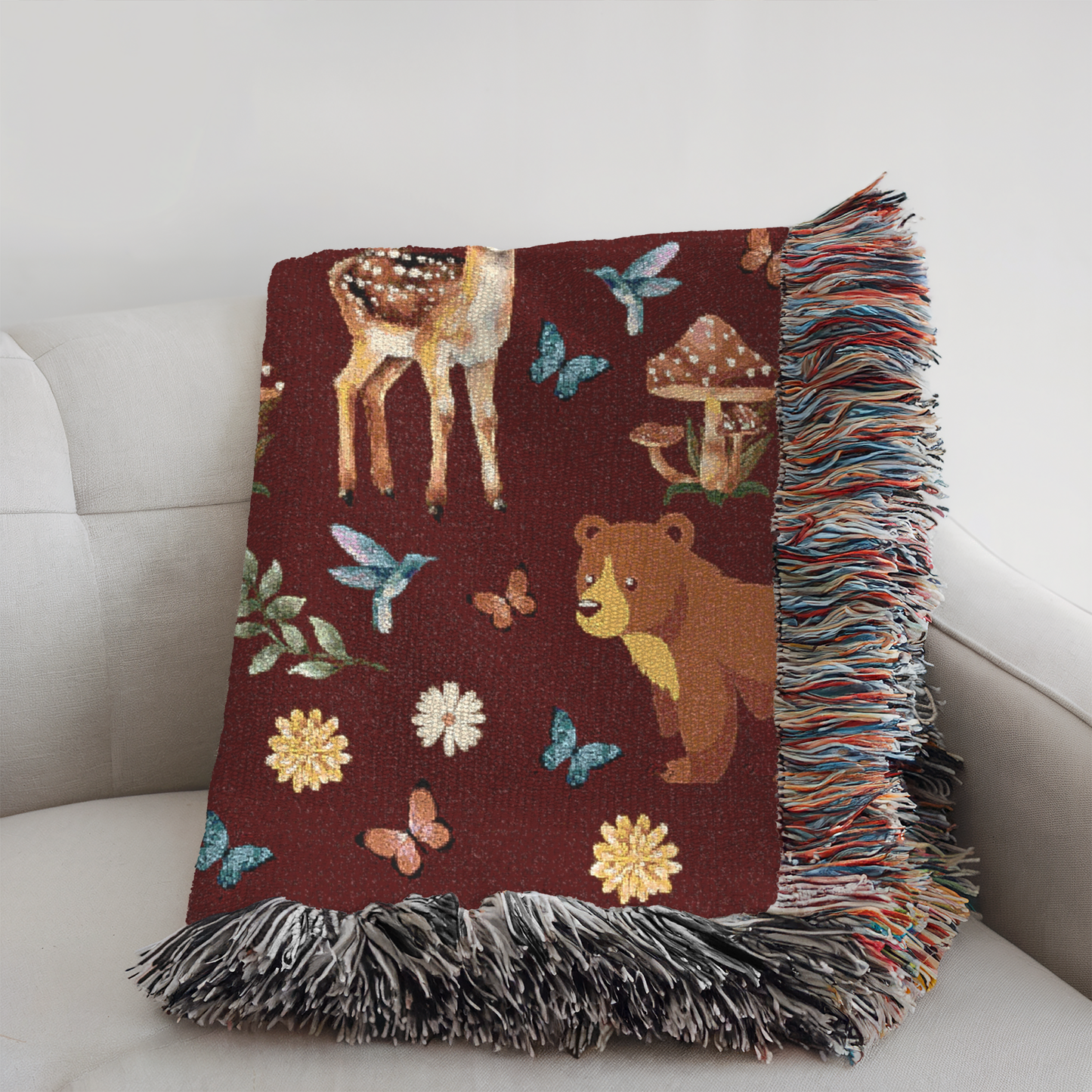Cozy Nature Woven Blanket