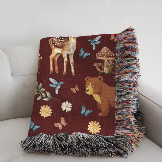 Cozy Nature Woven Blanket