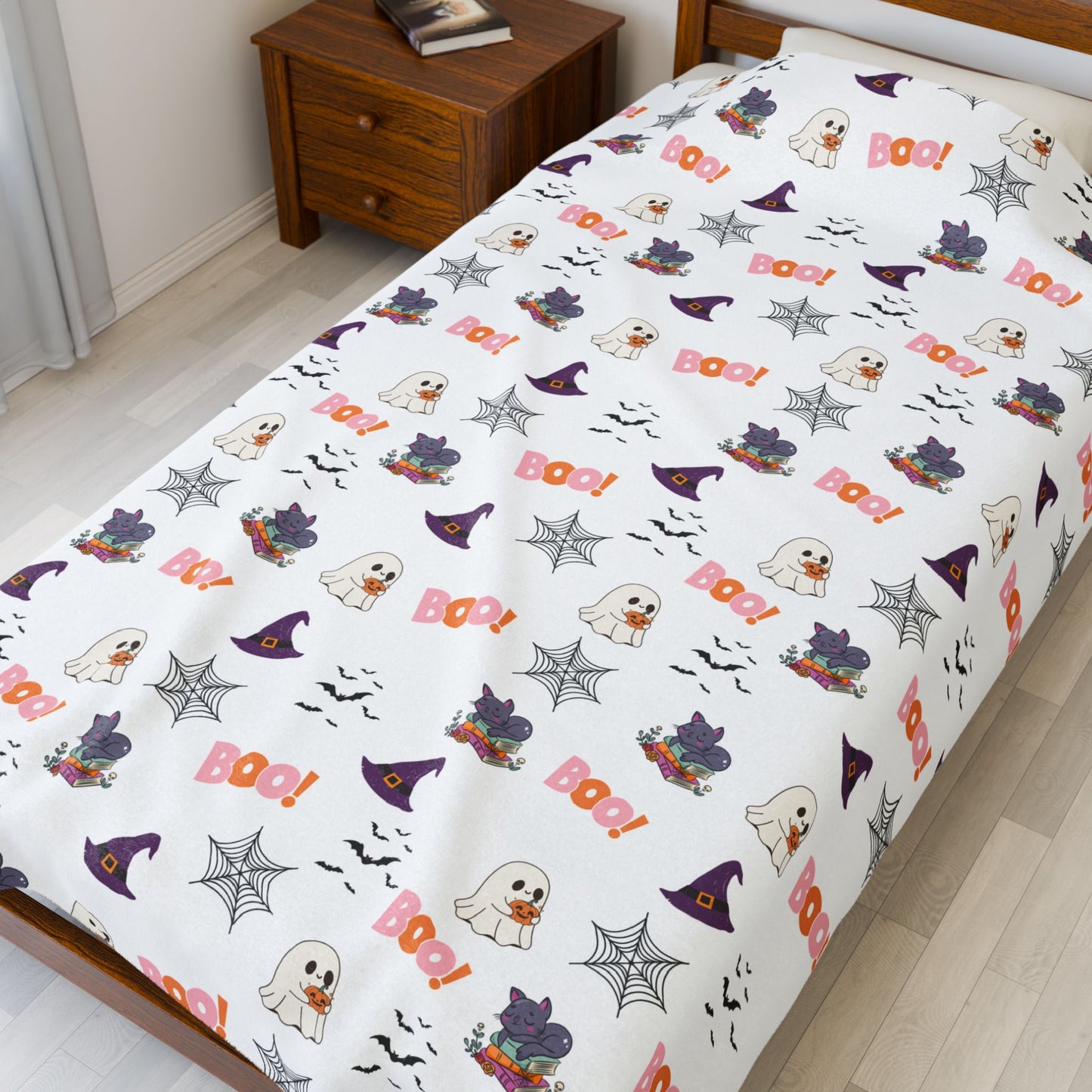 Halloween Velveteen Plush Blanket
