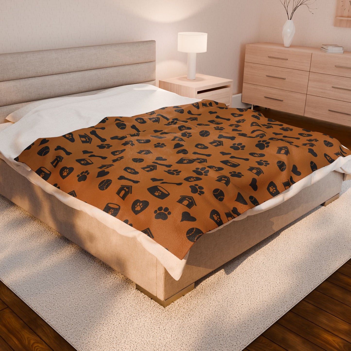 Cozy Pet Velveteen Plush Blanket