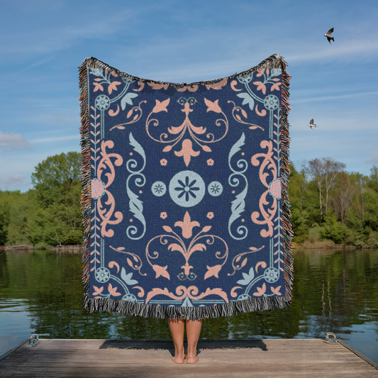 Elegent Accent Woven Blanket