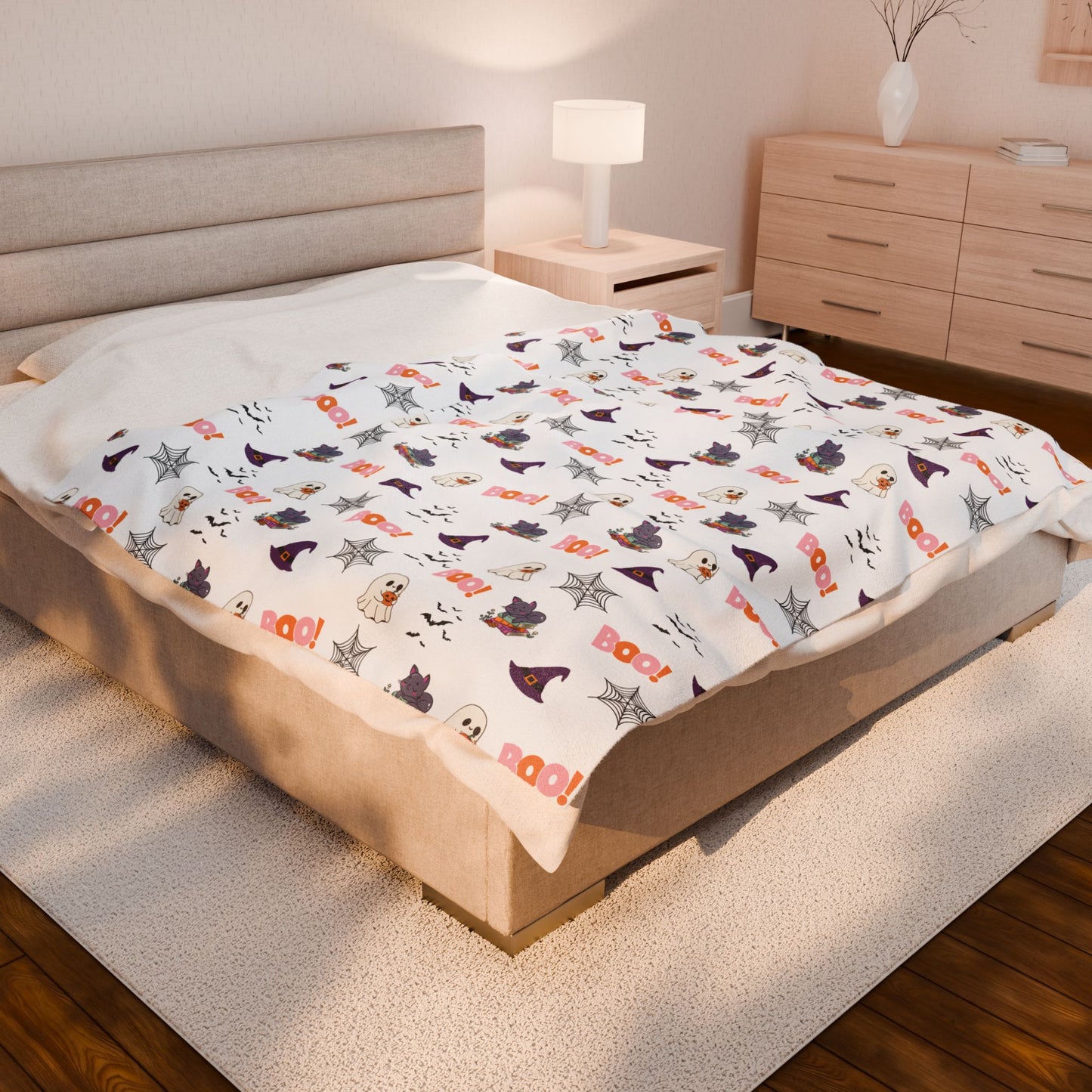 Halloween Velveteen Plush Blanket