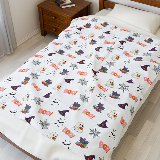 Halloween Velveteen Plush Blanket