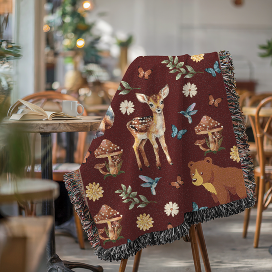 Cozy Nature Woven Blanket
